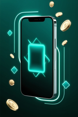 Smartphone met casino app